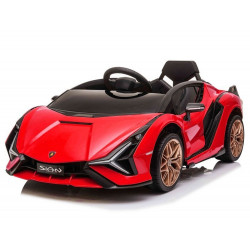 Elektromos utazás Lamborghini Sian Red autón