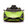Elektromos utazás Lamborghini Sian Green autón