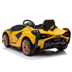Elektromos utazás autón Lamborghini Sian Yellow