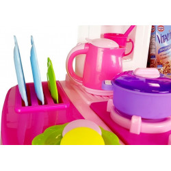 Rózsaszín konyha Water Pots Élelmiszer Sound
