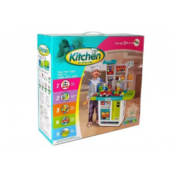 Zenés konyhai szett lámpákkal és edényekkel Élelmiszer Hang 98cm