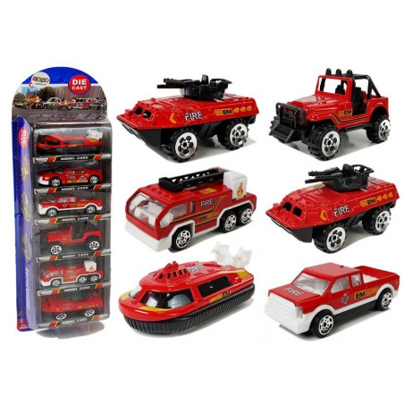 1:64 Tűzoltó készlet 6 részes
