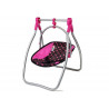 Doll Swing Alice etetőszék fekete-rózsaszín