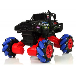 Távirányítós 1:16 kék 2.4G 360 fokos terepdrift autó