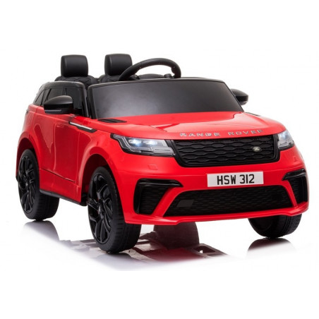 Elektromos ráhajtható autó Range Rover pirosra festve