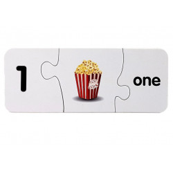 Oktatási puzzle angol számok 10 kapcsolatok