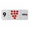 Oktatási puzzle angol számok 10 kapcsolatok