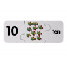 Oktatási puzzle angol számok 10 kapcsolatok