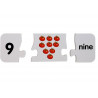 Oktatási puzzle angol számok 10 kapcsolatok