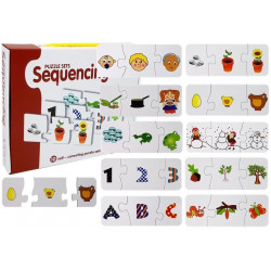 Oktatási rejtvény Puzzle tanulás 10 kapcsolat