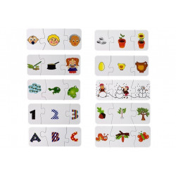 Oktatási rejtvény Puzzle tanulás 10 kapcsolat