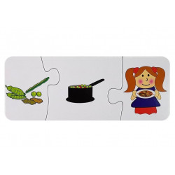 Oktatási rejtvény Puzzle tanulás 10 kapcsolat