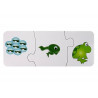 Oktatási rejtvény Puzzle tanulás 10 kapcsolat