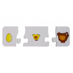 Oktatási rejtvény Puzzle tanulás 10 kapcsolat