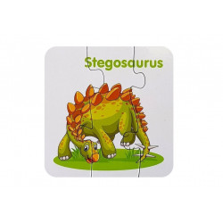 Oktatási puzzle angol dinoszauruszok 10 kapcsolatok