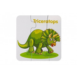 Oktatási puzzle angol dinoszauruszok 10 kapcsolatok