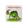 Oktatási puzzle angol dinoszauruszok 10 kapcsolatok