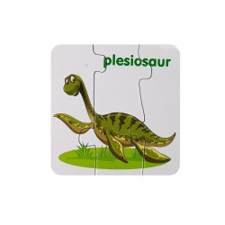 Oktatási puzzle angol dinoszauruszok 10 kapcsolatok