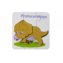 Oktatási puzzle angol dinoszauruszok 10 kapcsolatok