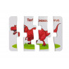 Oktatási puzzle angol dinoszauruszok 10 kapcsolatok