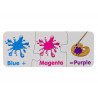 Puzzle Oktatási angol színek 10 kapcsolatok