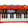 Billentyűzet Piano 24 gombos USB mikrofon Piros