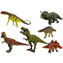 Dinosaur Set Big Figures Models 6 db Stegosaurus