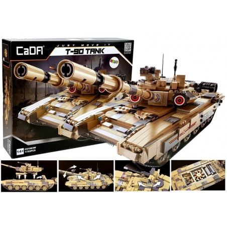 Építőelemek Cada Tank T90 1722 elemek