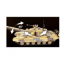Építőelemek Cada Tank T90 1722 elemek