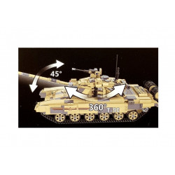 Építőelemek Cada Tank T90 1722 elemek