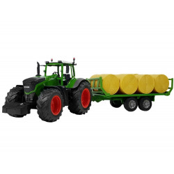 Nagy traktor pótkocsival 80 cm Bale Siana távirányító 2.4G