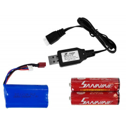 Rally Car Remote Controlled Blue 2.4G 1:18 35km/h