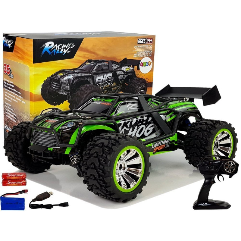 Off-Road távirányítós zöld 2.4G 1:18 35 km/h sebességszabályozás