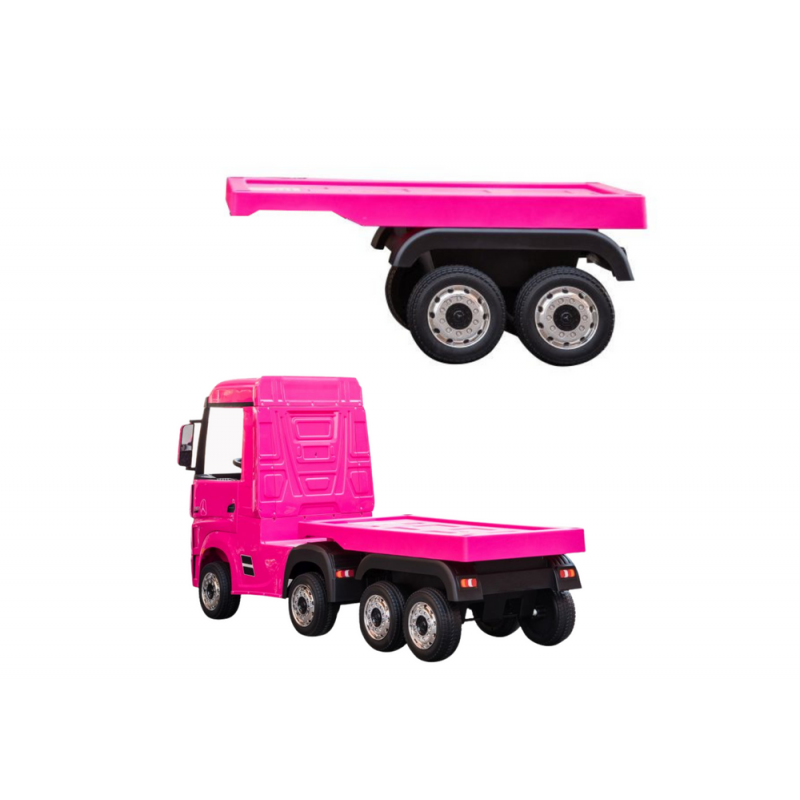Mercedes Actros teherautó HL358 Pink Félpótkocsival