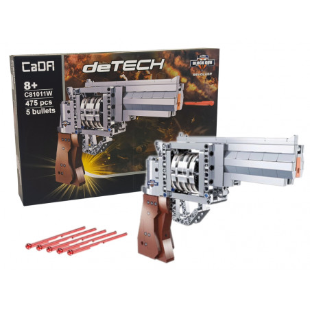 Revolver pisztoly 475 darab CADA 5 golyóval