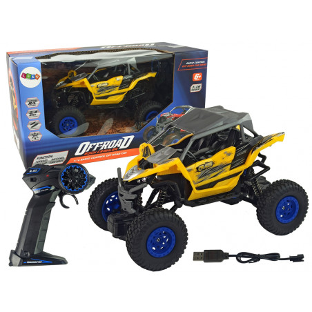 Off-road távirányítós 2,4 GHz 1:16 Sárga