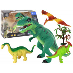 Dinoszaurusz készlet Tyrannosaurus Rex Tartozékok Hangfények