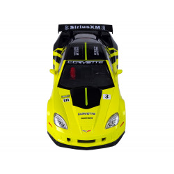 R / C Racing Sport Car 1:18 Corvette C6.R sárga 2,4 G lámpák