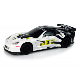 Sportautó R/C 1:24 Corvette C6.R fehér 2.4 G lámpák