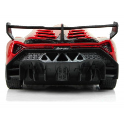Sportautó R/C 1:24 Lamborghini Veneno Red 2.4 G lámpák