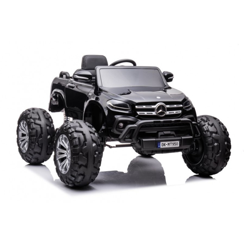 Akkumulátoros autó Mercedes DK-MT950 4x4 Fekete Lakkozott