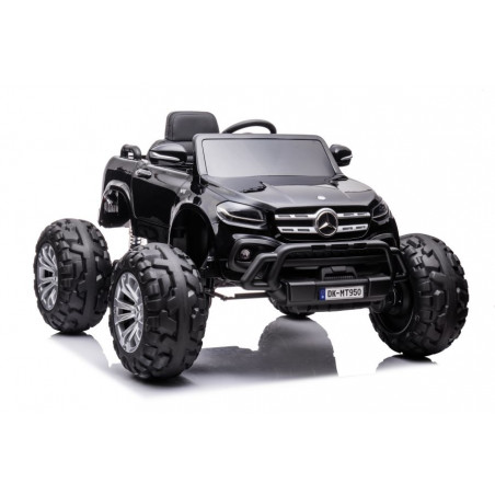 Akkumulátoros autó Mercedes DK-MT950 4x4 Fekete Lakkozott