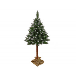 Karácsonyfa gyémántfenyő 3D törzsön 180 cm Snow Glitter