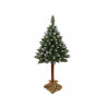Karácsonyfa gyémántfenyő 3D törzsön 180 cm Snow Glitter