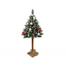 Karácsonyfa gyémántfenyő 3D törzsön 180 cm Snow Glitter