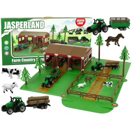 Farm Barn Animal Homestead Farm két traktor