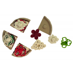 Pizza feltétkészlet konyhai szórakoztató étel