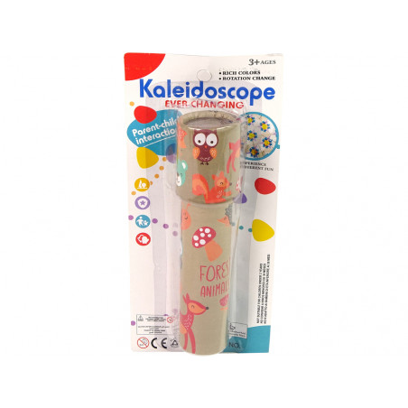 Kaleidoszkóp Állatok Erdő Formák Színek Színek Világ