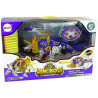 Dinobotok 2 az 1-ben Dinosaur Shotgun Purple Triceratops Shield