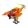 Dinobotok 2 az 1-ben Dinosaur Shotgun Orange Velociraptor Shield